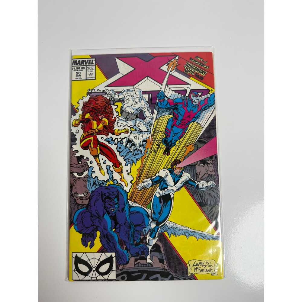 Marvel X-Factor 50 1990 Judgement War Finale Liefeld McFarlane Cover X-Men